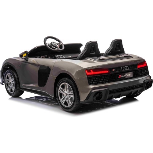 Elektromobilis Audi Spyder R8 LIFT, pelēks