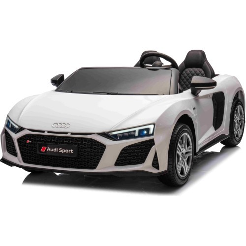 Электромобиль Audi Spyder R8 LIFT, двухместный, белый