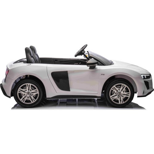 Электромобиль Audi Spyder R8 LIFT, двухместный, белый