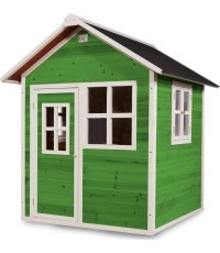 Деревянный игровой домик EXIT Loft 100 - зеленый