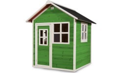 Деревянный игровой домик EXIT Loft 100 - зеленый