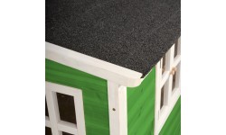 Деревянный игровой домик EXIT Loft 100 - зеленый