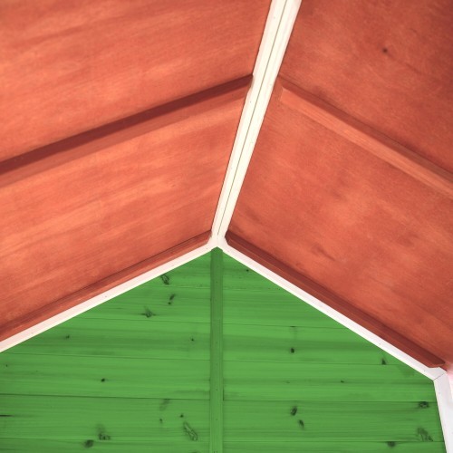 Деревянный игровой домик EXIT Loft 100 - зеленый