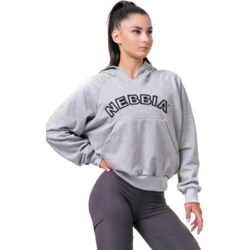 Sweatshirt Nebbia Iconic Hero 581 - Light Grey