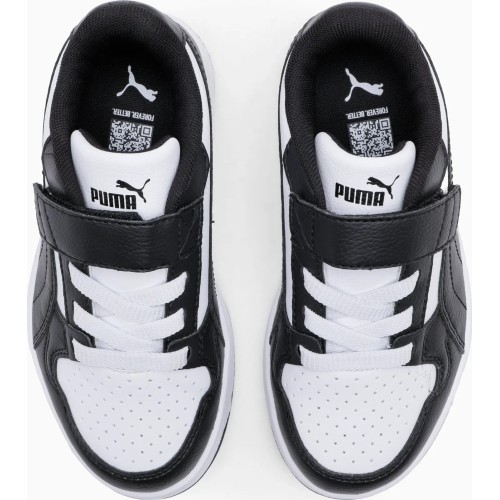 Puma Kids' Shoes Reb-L Ac+ Ps Black White 398995 01