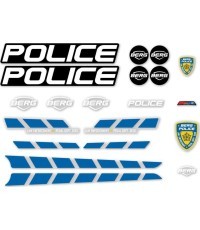 Buzzy uzlīmju komplekts Police