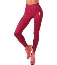 Sieviešu legingi Boco Wear Burgund Plain Push Up - Rozā