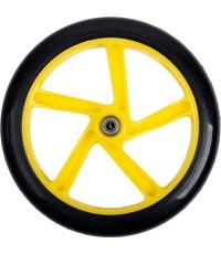 Rezerves priekšējais ritenis ar gultņiem inSPORTline Discola skūterim 230 x 30 mm - Yellow