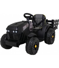 Traktors Titanium ar piekabi melns