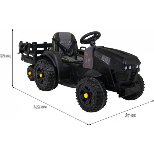 Tractor Titanium With Trailer Black