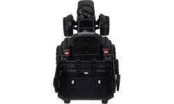 Traktors Titanium ar piekabi, melns