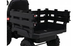 Traktors Titanium ar piekabi, melns