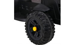 Traktors Titanium ar piekabi, melns