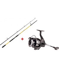 Spinning Rod and Reel Set ZFish Combo Kodiak, 2.40m, Zeus ZX8000