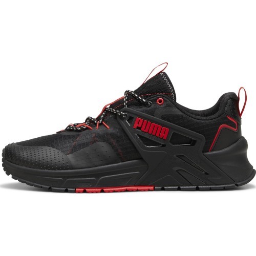 Puma Pacer + Trail vīriešu skriešanas apavi Black Red 397669 02