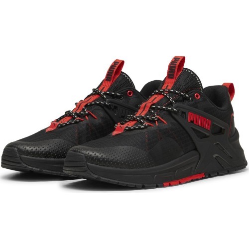 Puma Pacer + Trail Men's Running Shoes Black Red 397669 02