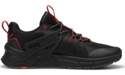 Puma Pacer + Trail vīriešu skriešanas apavi Black Red 397669 02