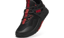 Puma Pacer + Trail Men's Running Shoes Black Red 397669 02