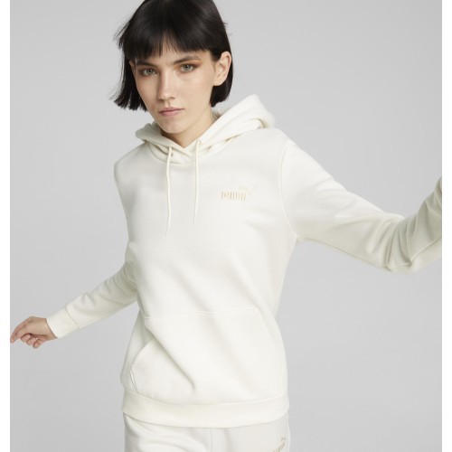 Puma Ess+ Embroidery Hoodie Women's White 670004 99
