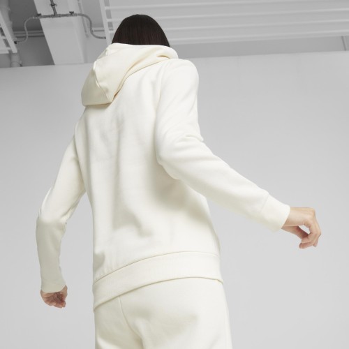 Puma Ess+ Embroidery sieviešu džemperis ar kapuci, balts 670004 99