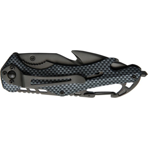 Knife Baladeo Security Emergency Carbon