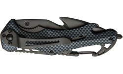 Knife Baladeo Security Emergency Carbon
