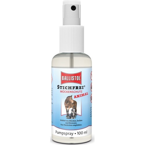 Odu atbaidītājs dzīvniekiem Ballistol Anti Bite Animal, aerosols, 100 ml