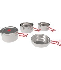 Набор посуды для готовки Coghlans Family из нержавеющей стали