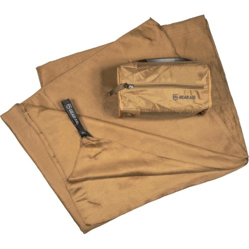 Mikrošķiedras dvielis GearAid 50x100 cm, Coyote