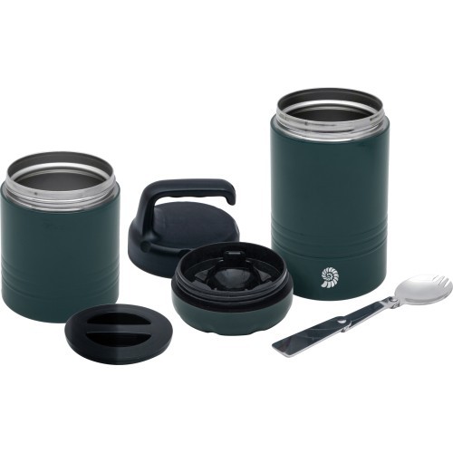 Food Flask Origin Outdoors Soft-Touch, 0.4L+0.28L, Blue