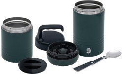 Food Flask Origin Outdoors Soft-Touch, 0.4L+0.28L, Blue