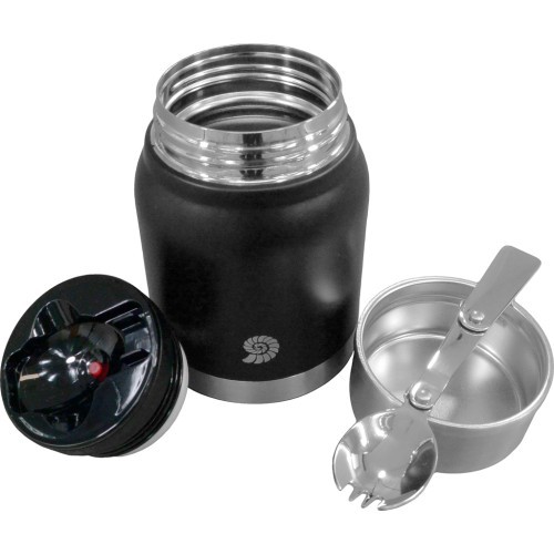 Pārtikas termoss Origin Outdoors Deluxe, 0,46 l, melns