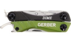 Daudzfunkcionāls instruments Gerber Dime, zaļš