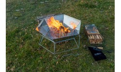 Origin Outdoors grils un ugunskura bļoda „Hexagon"