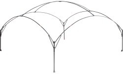 Nojume Coleman FastPitch Shelter XL, 4,50x4,50 m