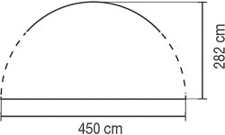 Shelter Coleman FastPitch Shelter XL, 4.50x4.50m
