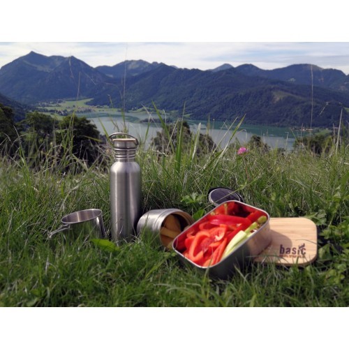 Ланчбокс Origin Outdoors Bamboo, 0,8 л, нержавеющая сталь