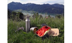 Ланчбокс Origin Outdoors Bamboo, 0,8 л, нержавеющая сталь