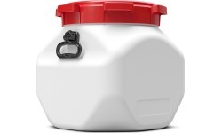 BasicNature Wide mouth barrel, square