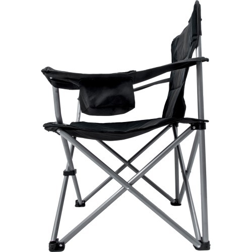 Складной стул BasicNature Travelchair Holiday, чёрный