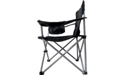 Folding Chair BasicNature Travelchair Holiday, Black