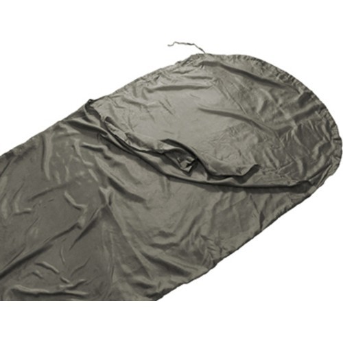 Вкладыш в спальный мешок Origin Outdoors Hoody Silk полупрямоугольный антрацит