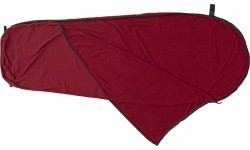 Sleeping Bag Liner Origin Outdoors Microfleece Mummy Shape Bordeaux 