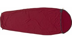 Sleeping Bag Liner Origin Outdoors Microfleece Mummy Shape Bordeaux 
