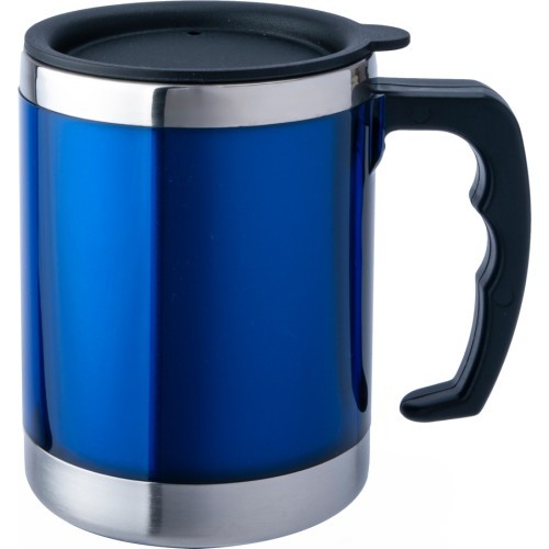Термокружка BasicNature Stainless Steel Beaker MUG, 0,42 л, синяя