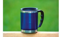 Термокружка BasicNature Stainless Steel Beaker MUG, 0,42 л, синяя
