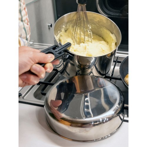 Cooking Set BasicNature Stainless Steel Biwak 3