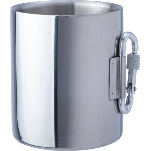 Foldable Stainless Steel Cup BasicNature Space Safer Thermo, 0.34L