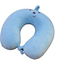 Подушка для шеи BasicNature Kids, голубая