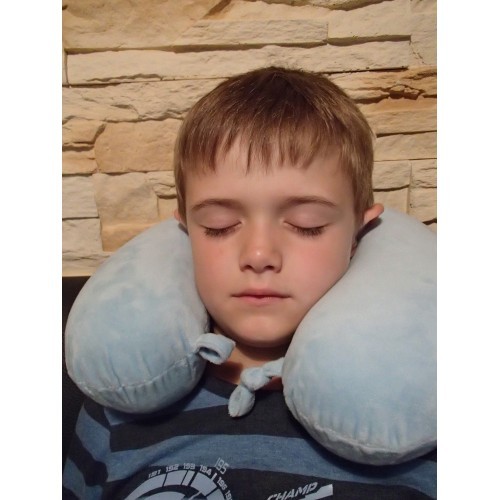 Neck Cushion BasicNature Kids, Blue